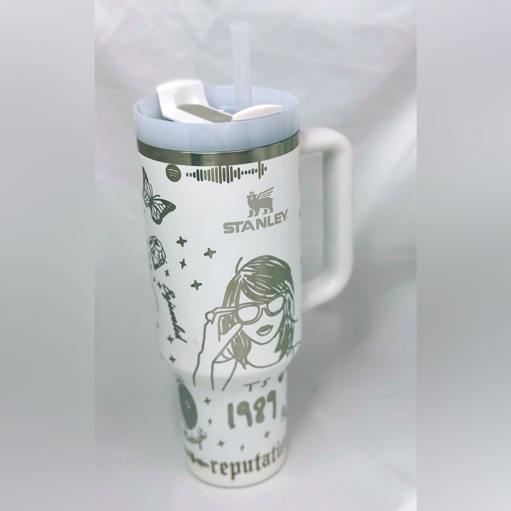 Stanley 40oz Tumbler NWT Swiftie Engraved